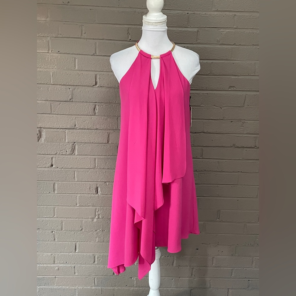 Kensie  NWT Pink gold Chocker dress 4